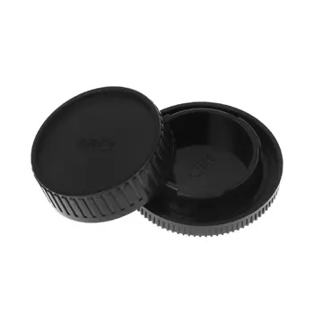  CPDD Stražnji Poklopac Objektiva Kamere, Komplet za Zaštitu od prašine s vijčanim Učvršćenjem Plastični Crni Zamjena za Minolta MD X700 DF-1