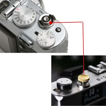  Metalni Gumb okidača kamere Zlato Srebro neto bakar za mikro slr fotoaparat Fujifilm XT3 XT30 XT20 Leica M serije