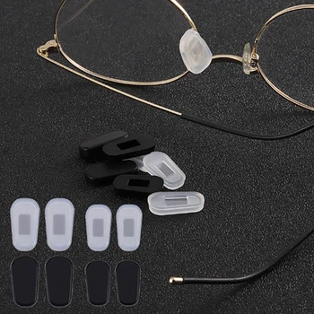  10 pari(20 komada) 10x18 mm 9x17 mm Silikon nosni jastučići za optičke bodova Pribor za naočale umetanje nosni jastučići