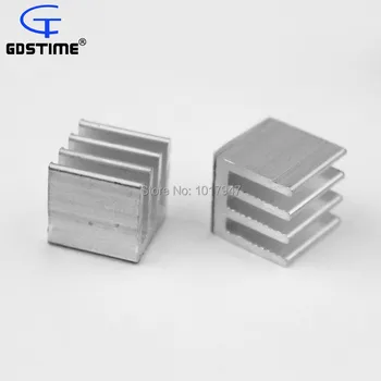  100 Kom. LOT Za Chipset IC 10 mm x 10 mm x 10 mm Čip Radijator Aluminijski Radijator