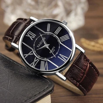  2020 Brand Yazole Remen za sat satovi Modni quartz sat Jedinstveni dizajn sa malim dial za odmor Kožne Poslovne satovi