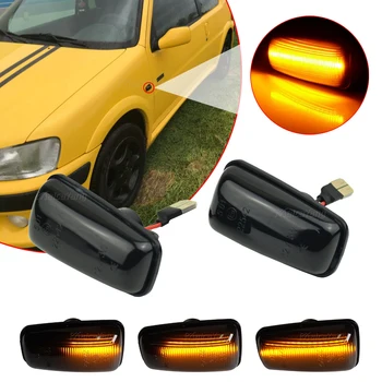  Amber LED Strani Dimenzionalni Svjetlo Prednje Krilo Za Peugeot 306 106 406 806 Stručni Partner Za Citroen Berlingo Odskakanje Pokazivač Smjera