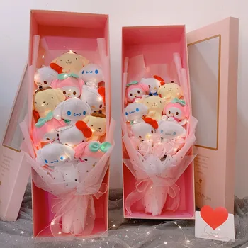  Anime Hello Kitty pliš igračku My Melody Cinnamoroll Svadbeni poklon za rođendan Slatka lutka Hello Kitty Buket Dar za Valentinovo igračka