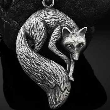  Berba ovjes Nakit na vratu lisica je životinja privjesak ogrlice za žene hip-hop zodiac osoba lanac ogrlica