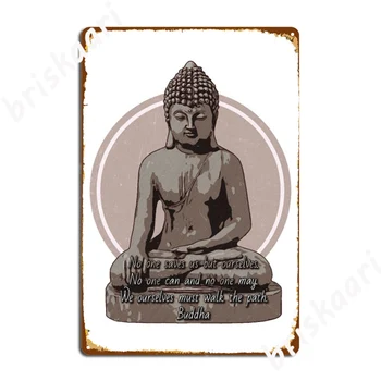  Citat Buddha Metalni Znakovi Zabavne Freske Klub pločice za stranke Plakate sa imenima жестяными