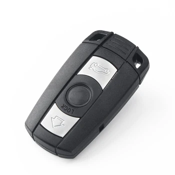  KEYYOU Daljinski Ključ od automobila Torbica s 3 pritisnite Torbica za polaganje Privezak za BMW serije 1 3 5 6 Serija E90 E91 E92 E60 E70 E71 i E72 E82 E87 E88 E89