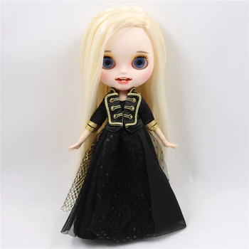  Ledeni lutka DBS Blyth bjd odjeću u gotičkom цыганском stilu crno odijelo je samo odjeća bez lutke