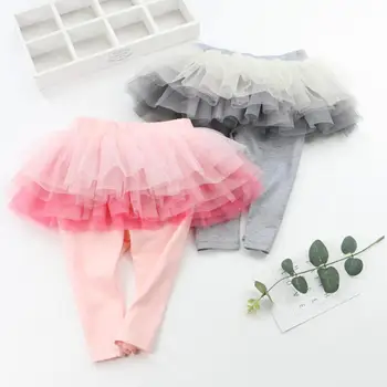  Ljetne suknje za djevojčice Hlače s градиентной rampom Pamučne tajice za bebe, Slatka suknja-svežanj Princeza odjeća Južne Koreje