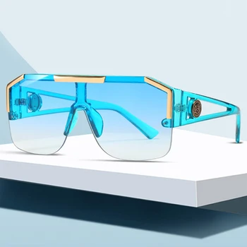 Luksuzni Prevelike Muške Sunčane naočale Marke, dizajner s velikim okvirom, gradijent ispunjava Sunčane naočale za žene, Modne kvalitetne naočale Oculos De Sol