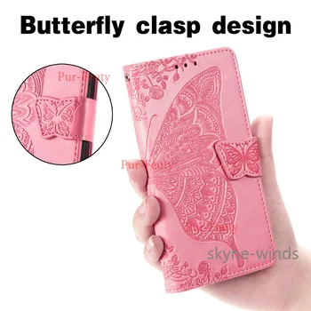  Magnetni torbica serije Butterfly Flower za Samsung Galaxy A22 4G M32 nagibni poklopac postolja za novčanik i za SM A M 22 32 torbica za coca-colu