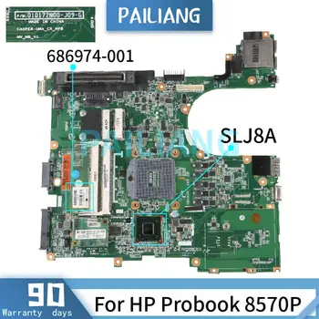 Matična ploča laptopa PAILIANG za matične ploče HP Probook 8570P 686974-001 010172N00 SLJ8A DDR3 tesed