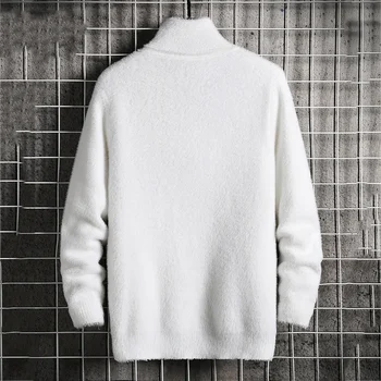  Muški pulover velike veličine M-3XL Baršun водолазка od mink Zimske debeli Mekani topli puloveri Ravnici jednostavne univerzalne šik visoke kvalitete