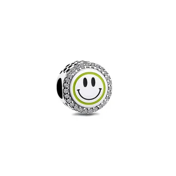  Nasmijano Lice Šarm 925 Originalni Pandora Narukvica Perle od Srebra za izradu nakita DIY Za žene