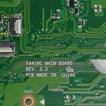  S 4 GB ram memorije, 4 jezgre X441NC matična ploča za laptop Asus X441N X441NC A441N Test izvorna matična ploča X441NC