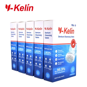  Tablete za čišćenje zubnih proteza Y-Kelin 360 Tableta + kutija Bbrush
