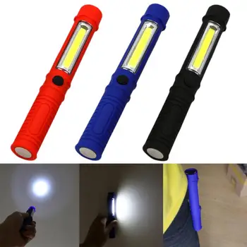  Vodootporan rad Svjetlo Mini-Baklja Viseći Svijećnjak Prijenosni LED COB Ručka Džepnu Svjetiljku Magnetski Kontrolni Radna Lampa Spoljna Alati