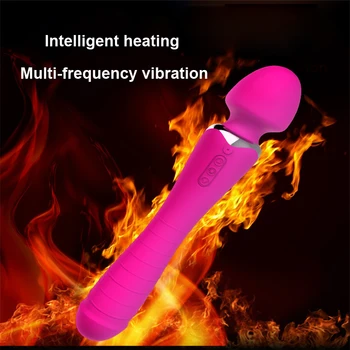  Ženski Seks-roba USB Biceps Vibracija AV Čarobni Štapić Maser Stimulator klitorisa Rabbit Vibrator Par Seks-Igračke Na Krevetu
